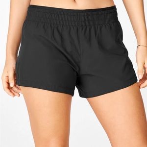 Fabletics Women's The Breathe Run Short Black Reflective Silver Size XL